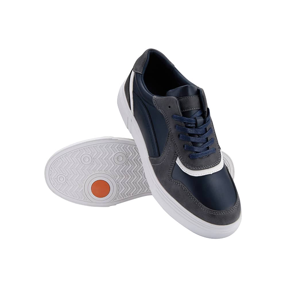 Hvid Sneakers Til Herre Navyblå E - Satana.dk Sneakers