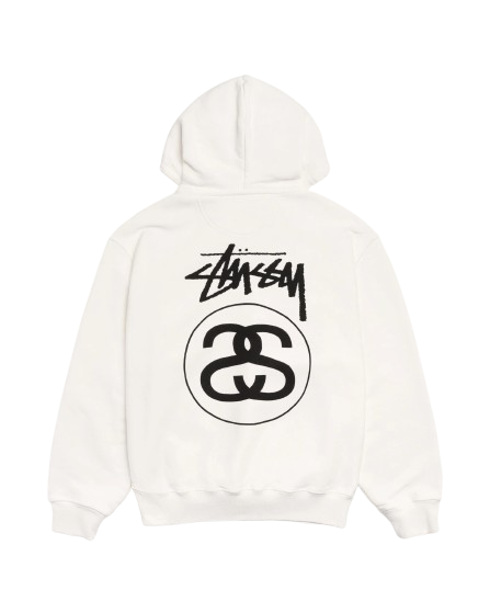 Stussy Stock Link Hoodie Natural Pigment Dyed - Stussy Sneakers