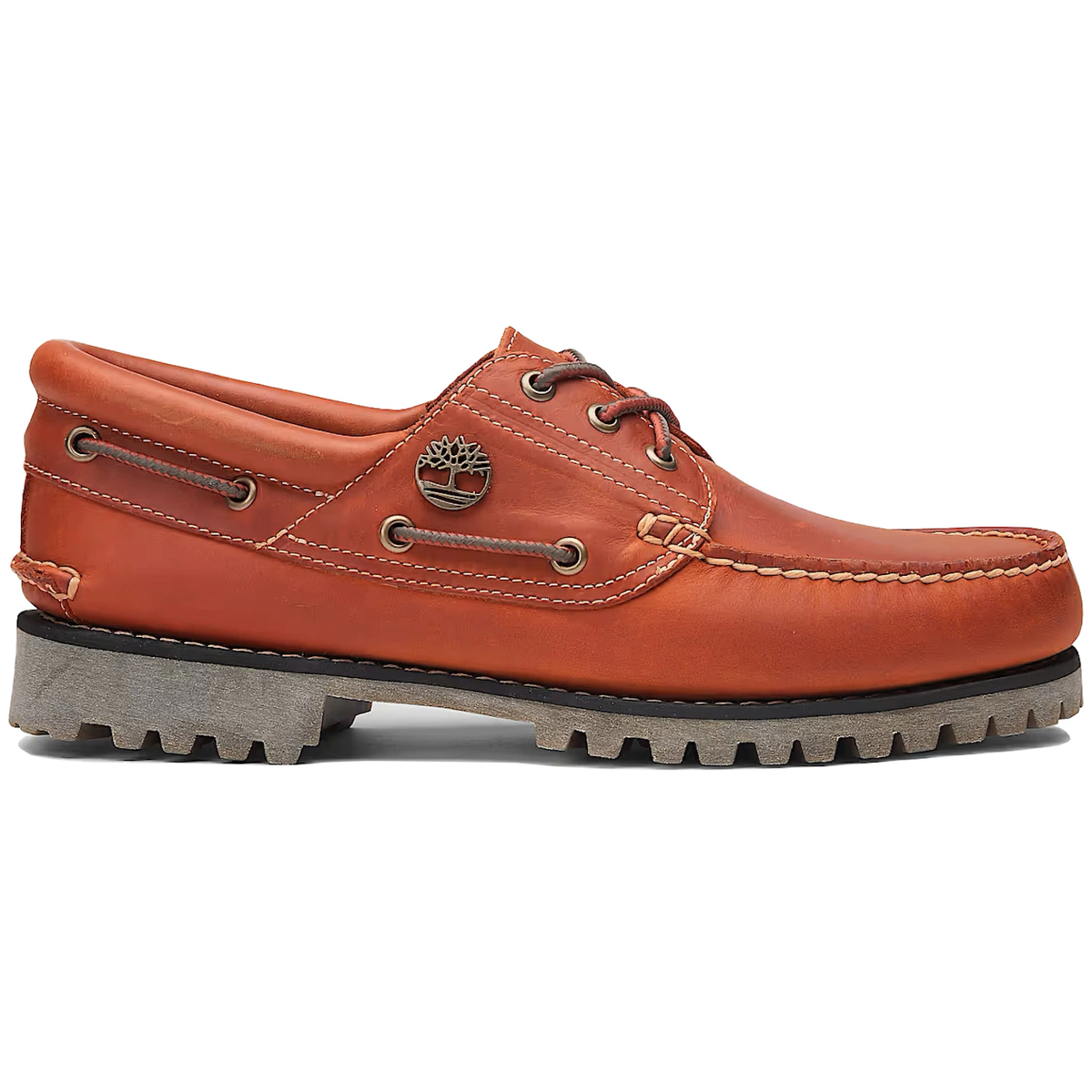 Timberland Eye Lug Handsewn Boat Shoe Orange - Timberland Sneakers