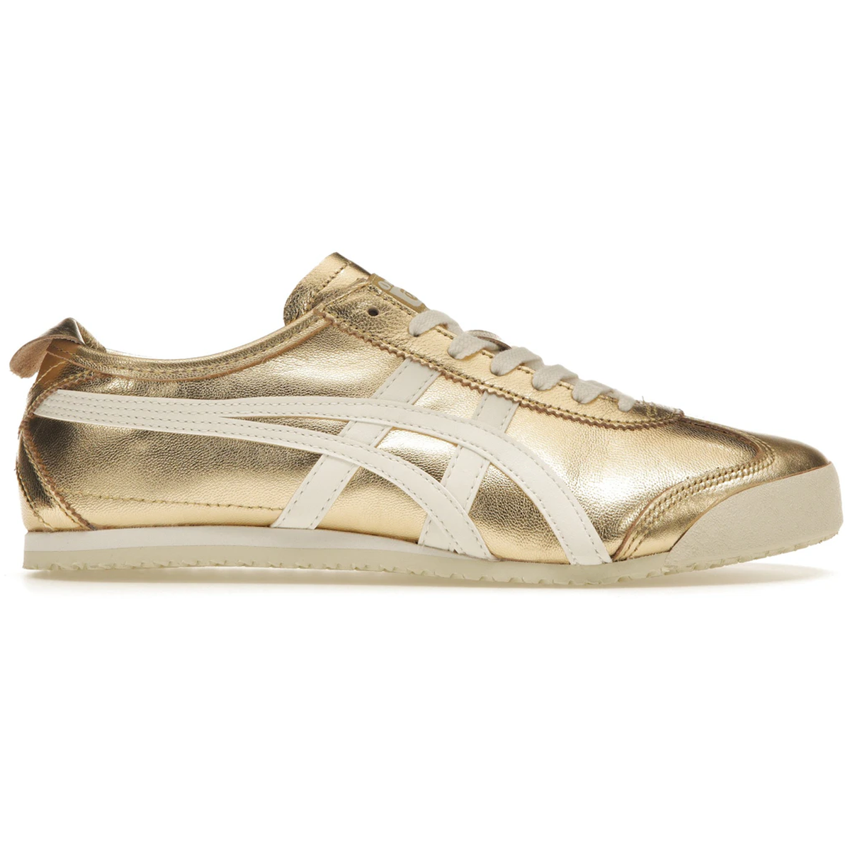 Hvid Onitsuka Tiger Mexico Gold White - Onitsuka Sneakers  - 6942439536818