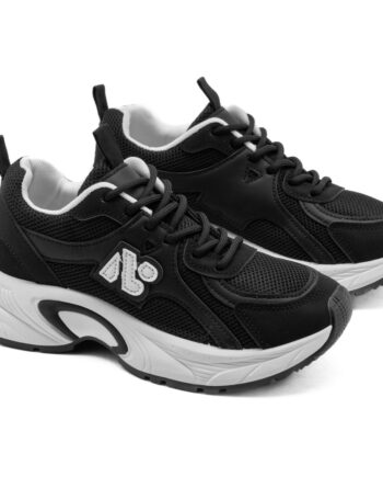 Sort Uma Dame Sneakers 1219 Black - Shoes Sneakers  - 5715406860367