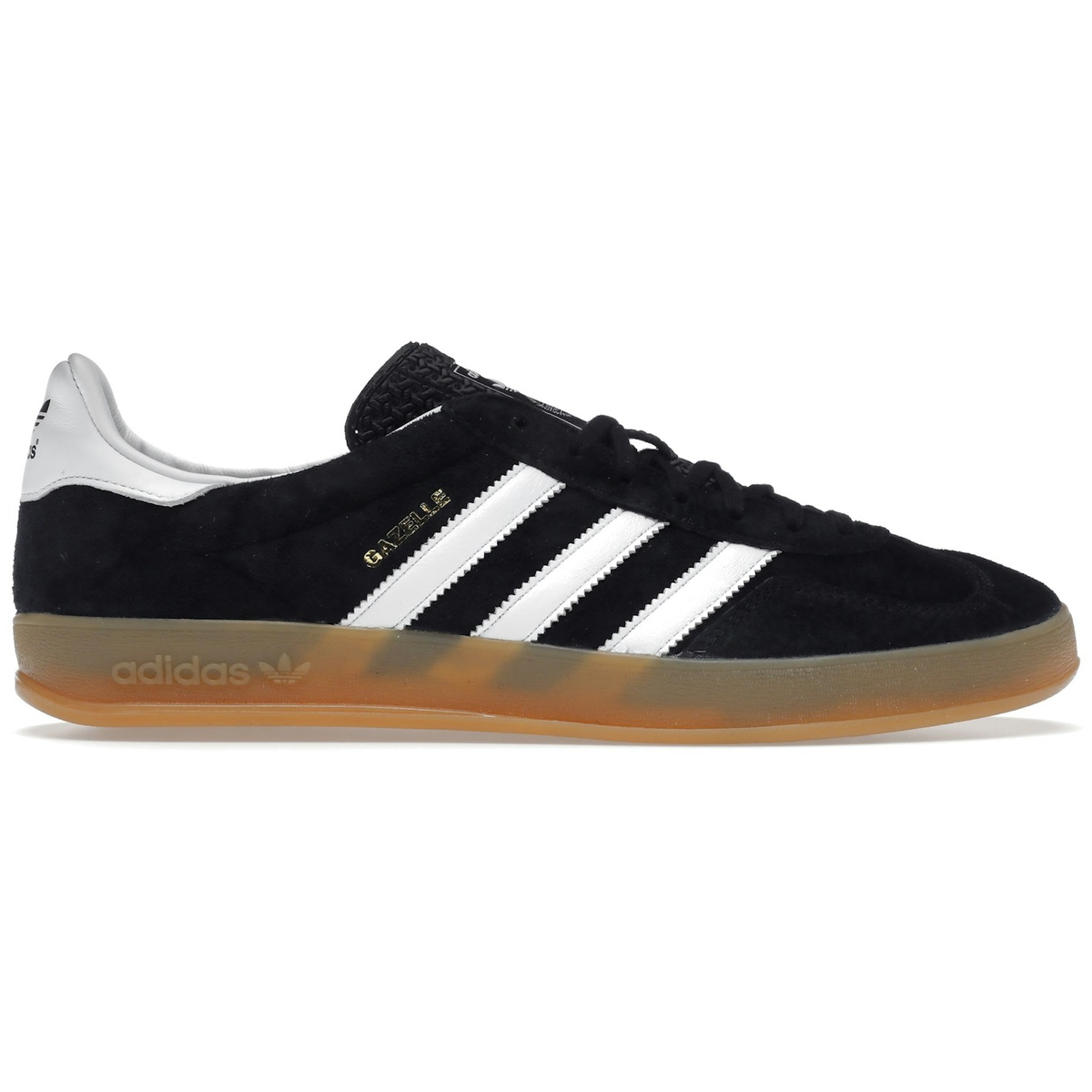 Sort Adidas Gazelle Black White Gum - Adidas Sneakers - 4066746178317