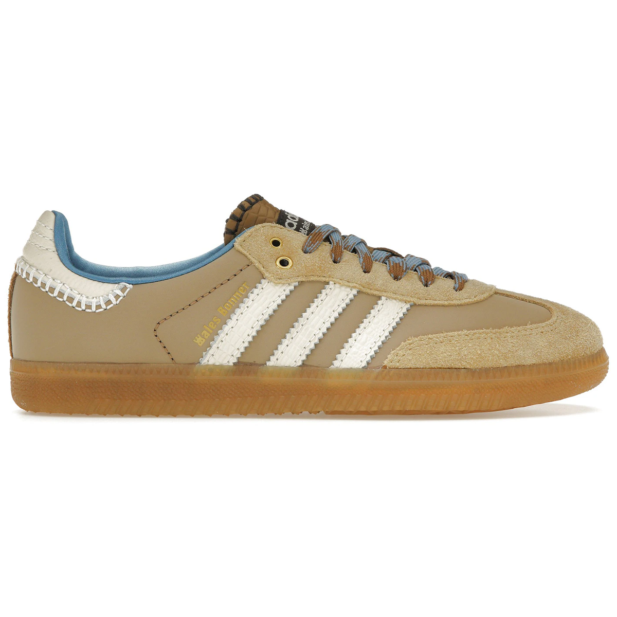 Hvid Adidas Samba Nylon Wales Bonner Desert White - Adidas Sneakers  - 4067895111262