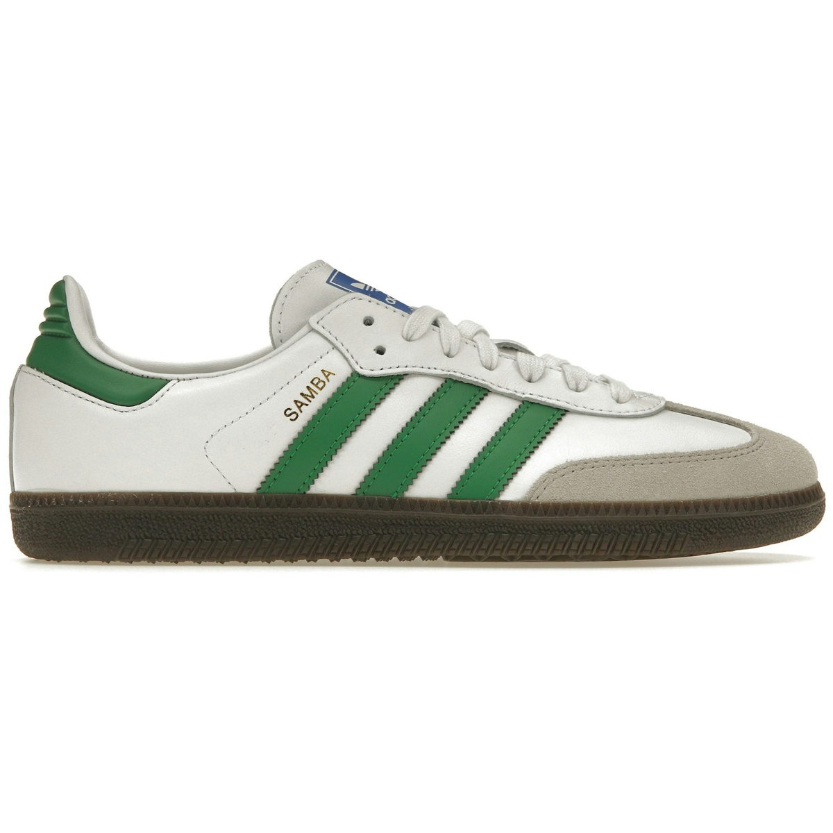 Hvid Adidas Samba White Green - Adidas Sneakers  - 4066762472321