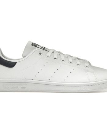 Hvid Adidas Stan Smith Primegreen White Collegiate Navy - Adidas Sneakers