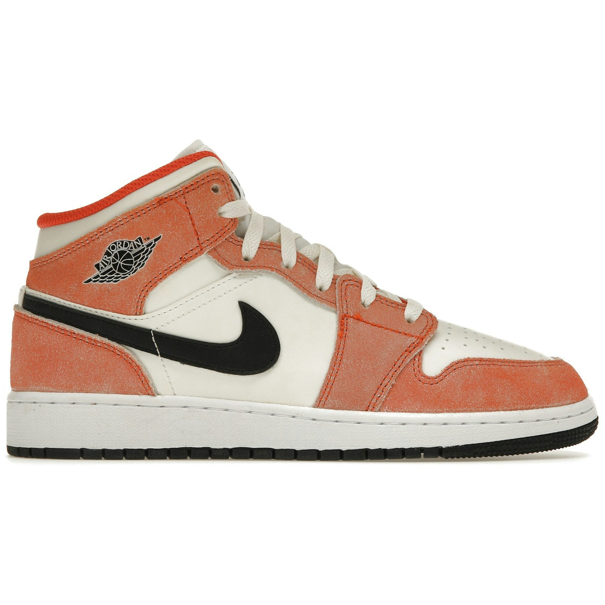 Air Jordan Mid Orange Suede - Air Sneakers