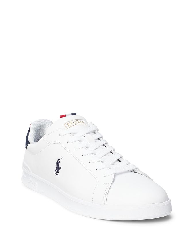 40 Heritage Court Leather Sneaker - Ralph Lauren Sneakers  - 3616419508760