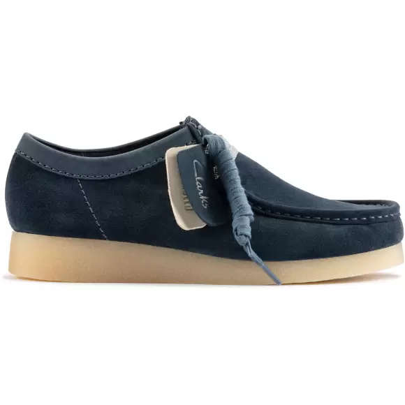 NAVY Clarks Wallabeeevo Cl26180127 - Clarks Sneakers - 5063090102929