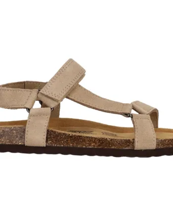 Hjemmesko Cruz Cyprian Leather Cork Kvinder Damer Sandal Timber Wolf Slides - Sandaler  - 5715571867055