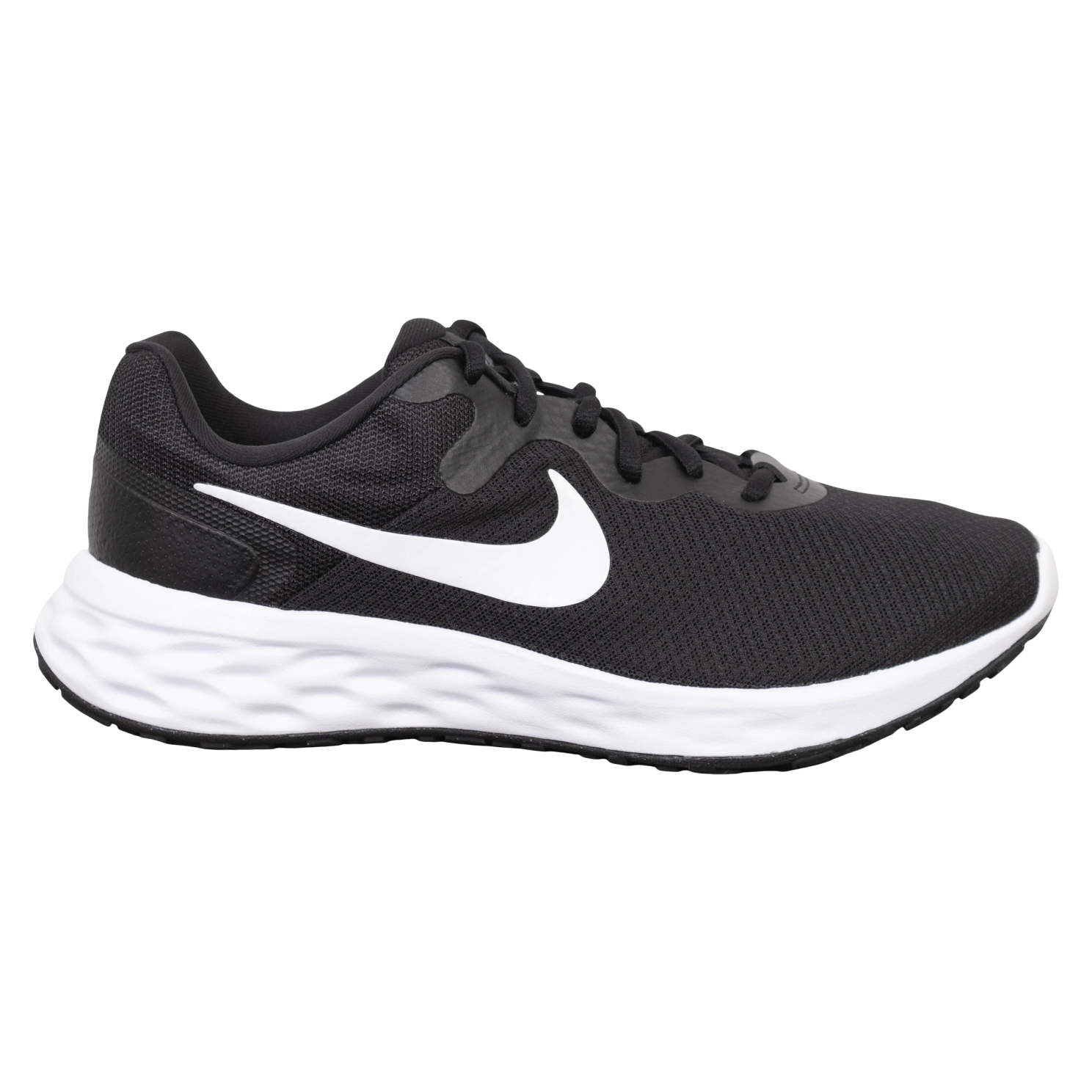 Sort Nike Revolution Herre Sneakers Black White - Nike Sneakers