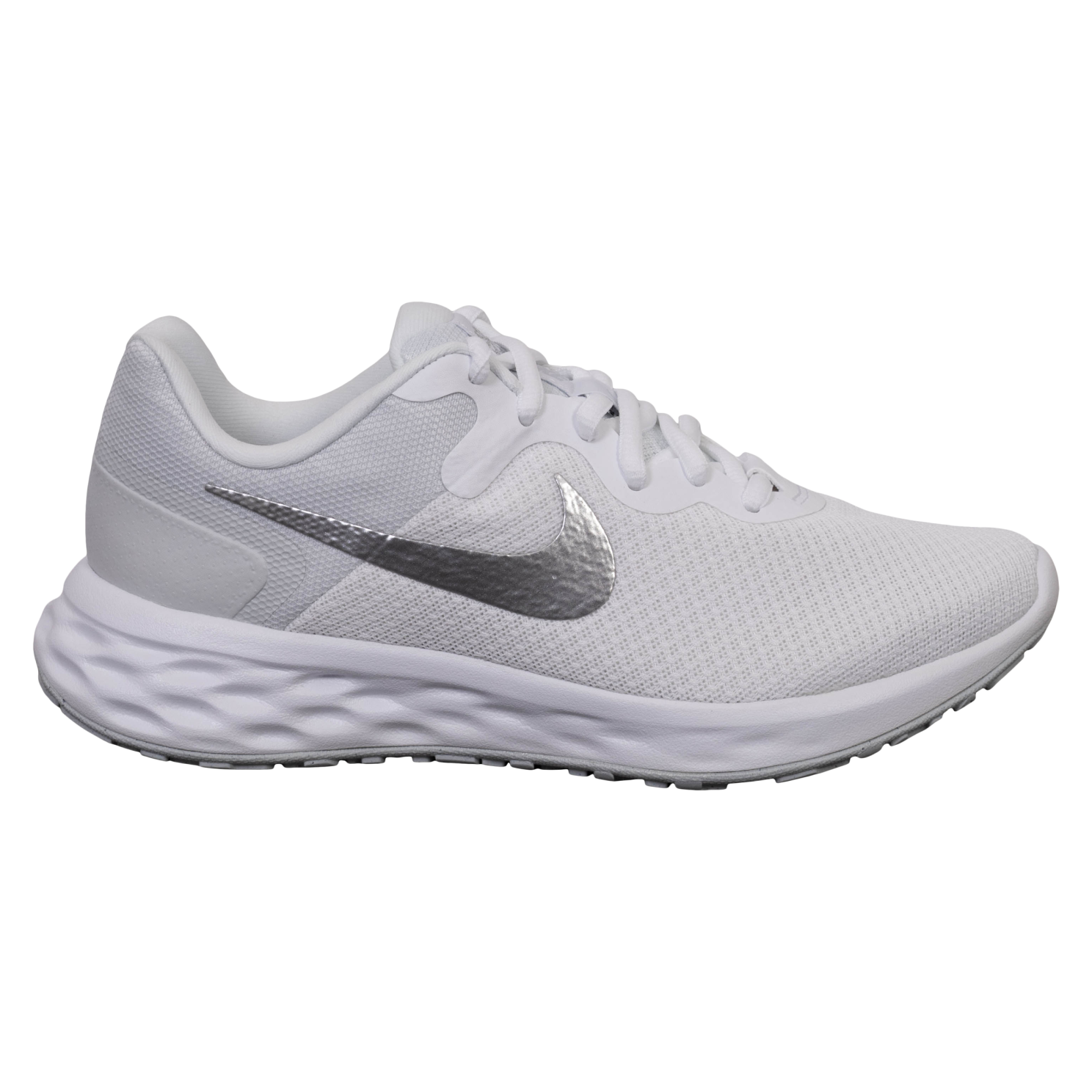 Hvid Nike Revolution Dame Sneakers White Silver - Nike Sneakers