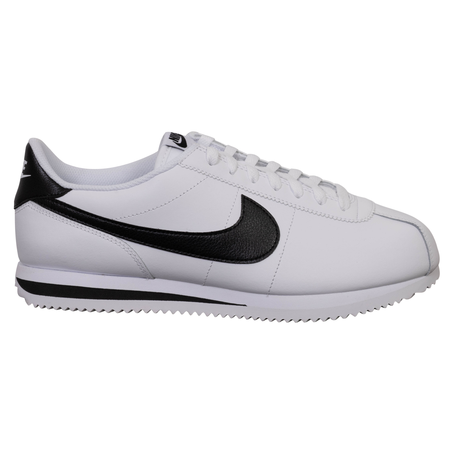 Sort Nike Cortez Herre Sneakers White Black - Nike Sneakers