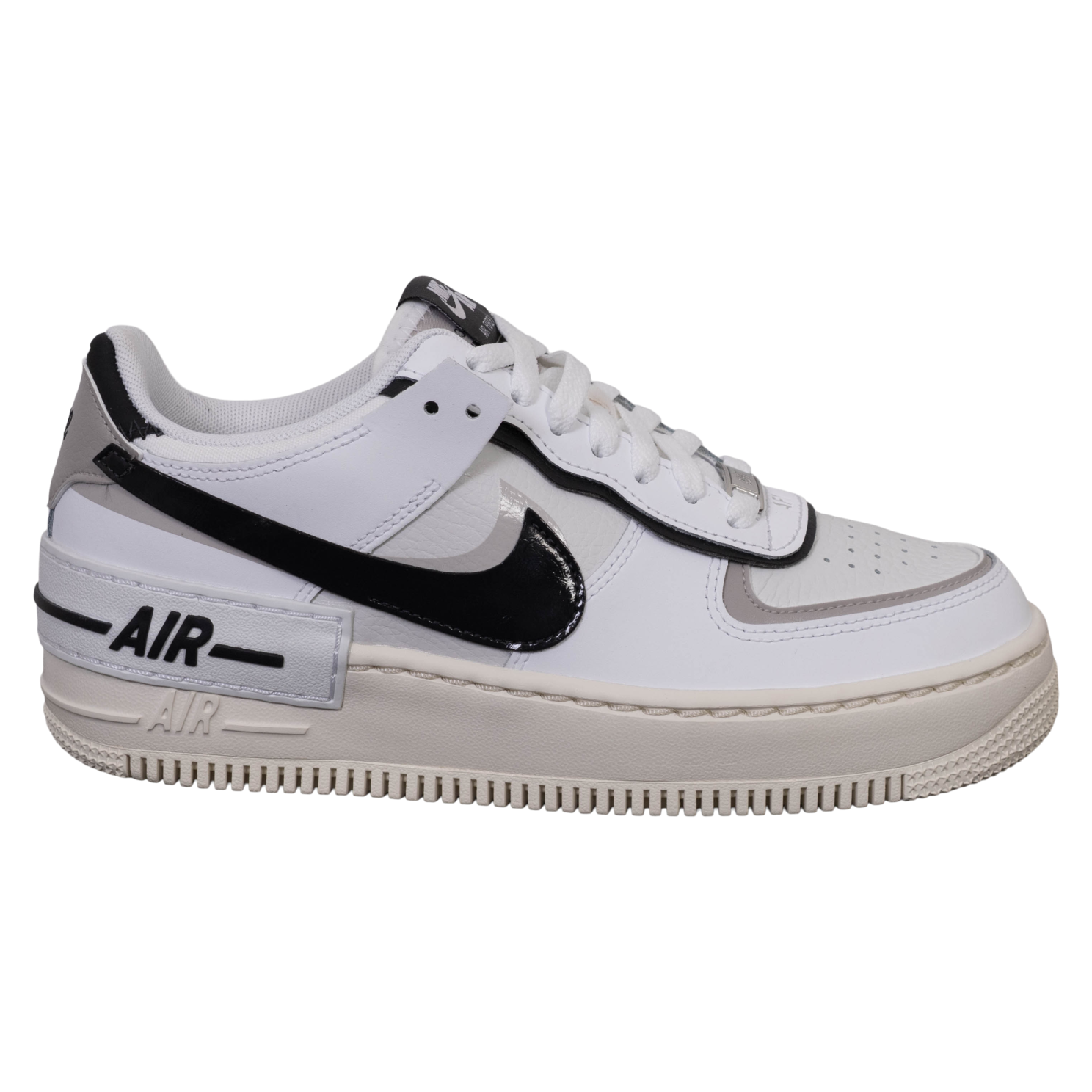 Sort Nike Air Force Dame Sneakers White Black - Nike Sneakers