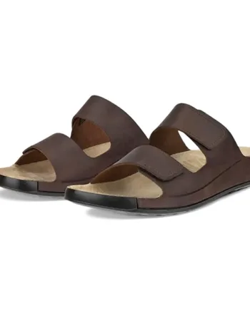 Brun Ecco Cozmo Slide Sandal Herre Mænd Sandaler - Ecco Sandaler  - 194891402644