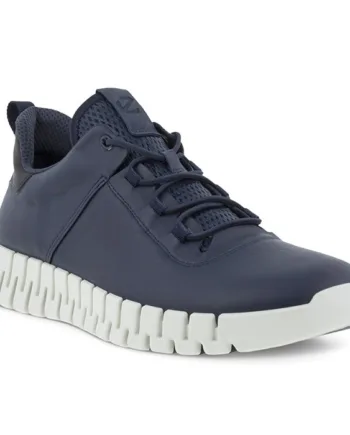 Ecco Gruuv Herre Mænd Marine Hverdagssko - Ecco Sneakers  - 194891177030