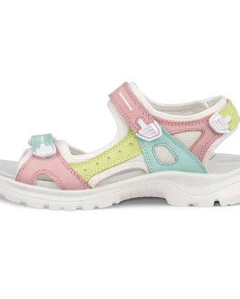 Emerald Ecco Offroad Yucatan Dame Sandal Old Rose Lime Sandaler - Ecco Sandaler  - 194891757331