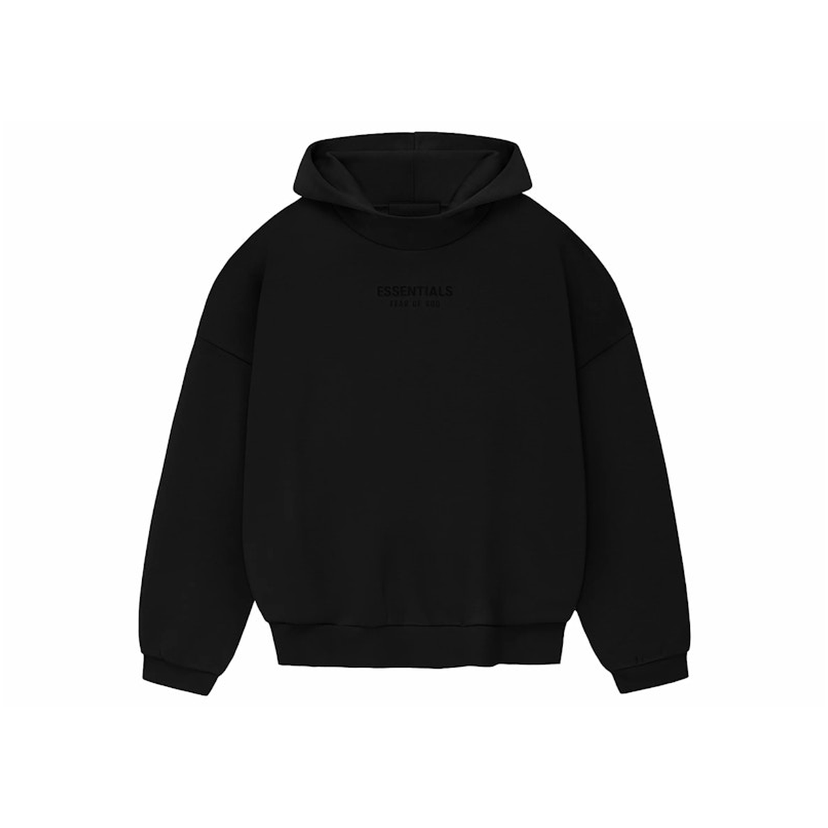 Sort Fear God Essentials Hoodie Jet Black - Fear Sneakers