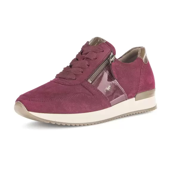 AUBERGINE/W Gabor Samtchev Full Lack 420 - Gabor Sneakers - 4099935135952