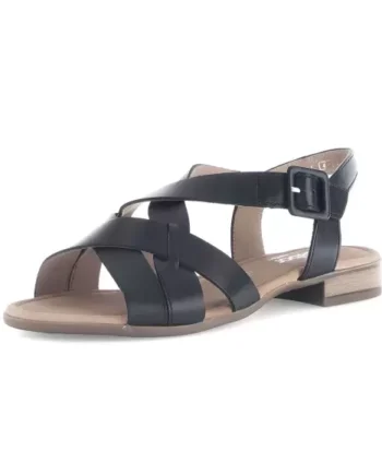Sort Gabor Skind Sandal 794 - Gabor Sandaler  - 4099935719558
