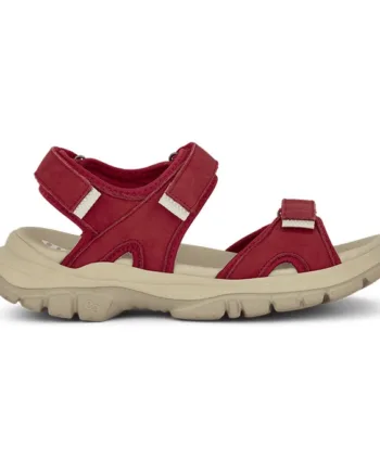 Grøn Green Comfort Kiruna Kaya Sandal Red Sandaler - Sandaler  - 5715744999187