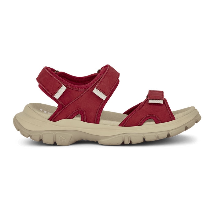 Grøn Green Comfort Kiruna Kaya Sandal Red Sandaler - Sandaler - 5715744999187