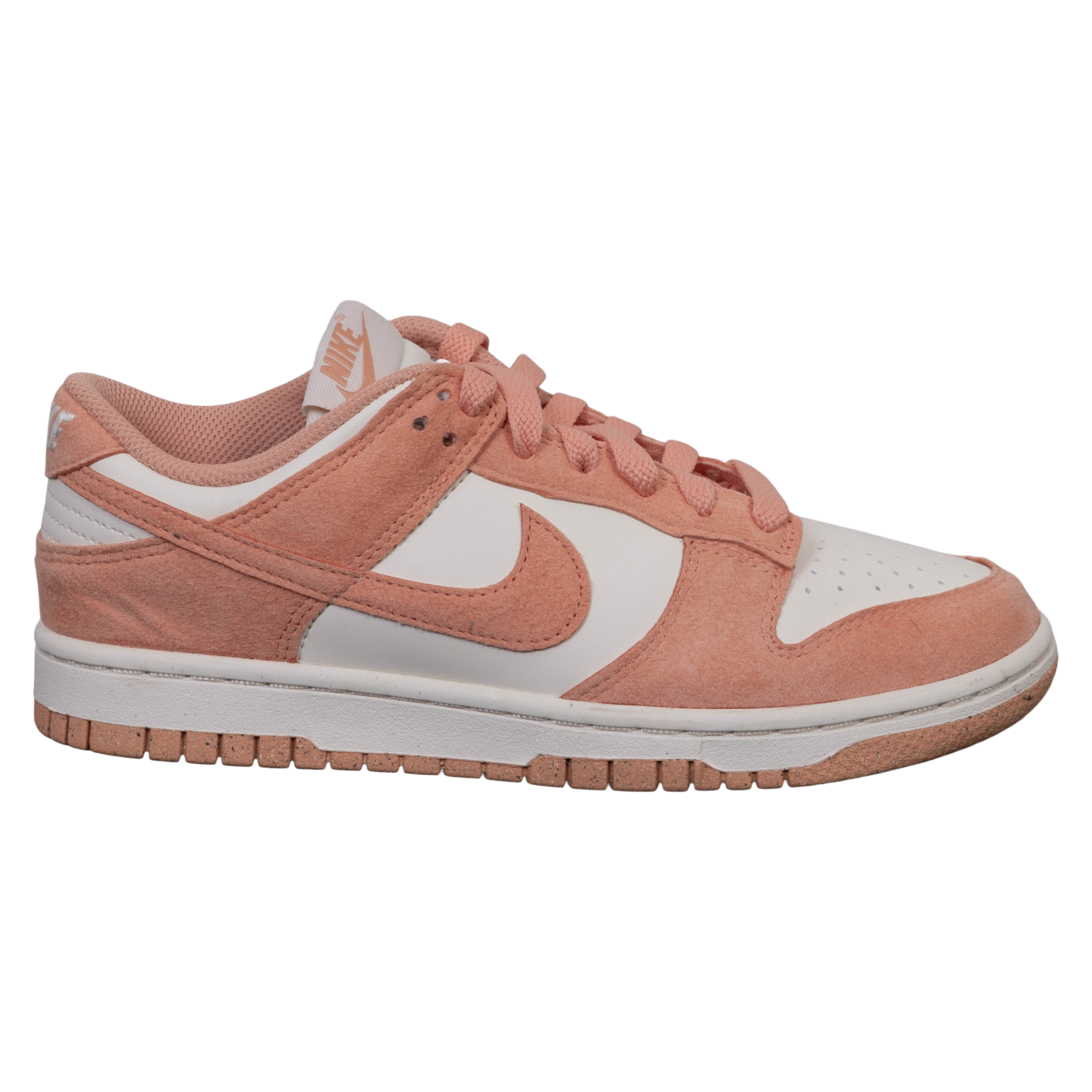 Hvid Nike Dunk Low Dame Sneakers Orange White - Nike Sneakers