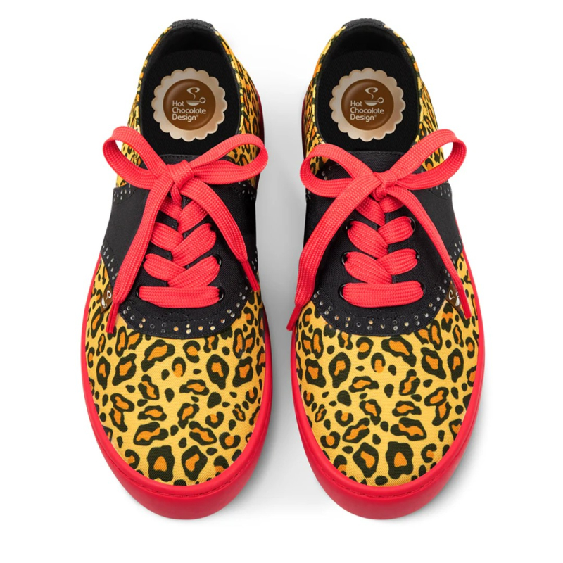 Rød Leopard Sneakers - Sneakers