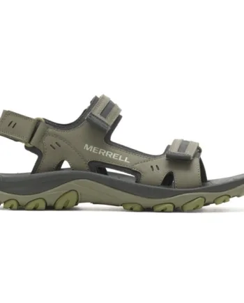 Grøn Merrell Huntington Sport Convert Sandal Olive Sandaler - Merrell Sandaler  - 195018901781