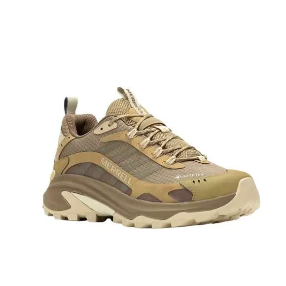 BROWN Merrell Men Moab Speed Gtx Coyote J037512 - Merrell Sneakers  - 195019754577