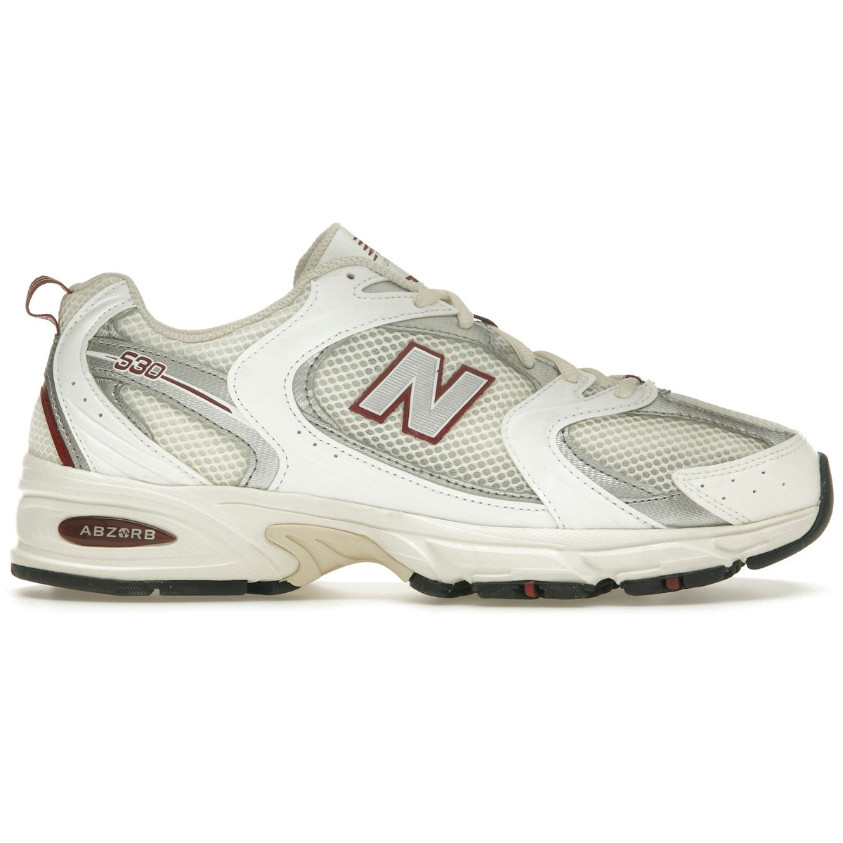 New Balance 530 Sea Salt Mercury Red - New Sneakers  - 6941834665543