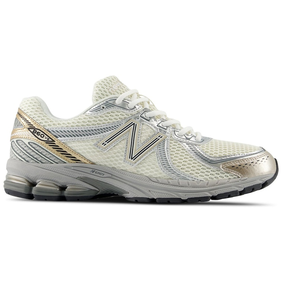 New Balance 860v2 Sea Salt Gold Metallic - New Sneakers