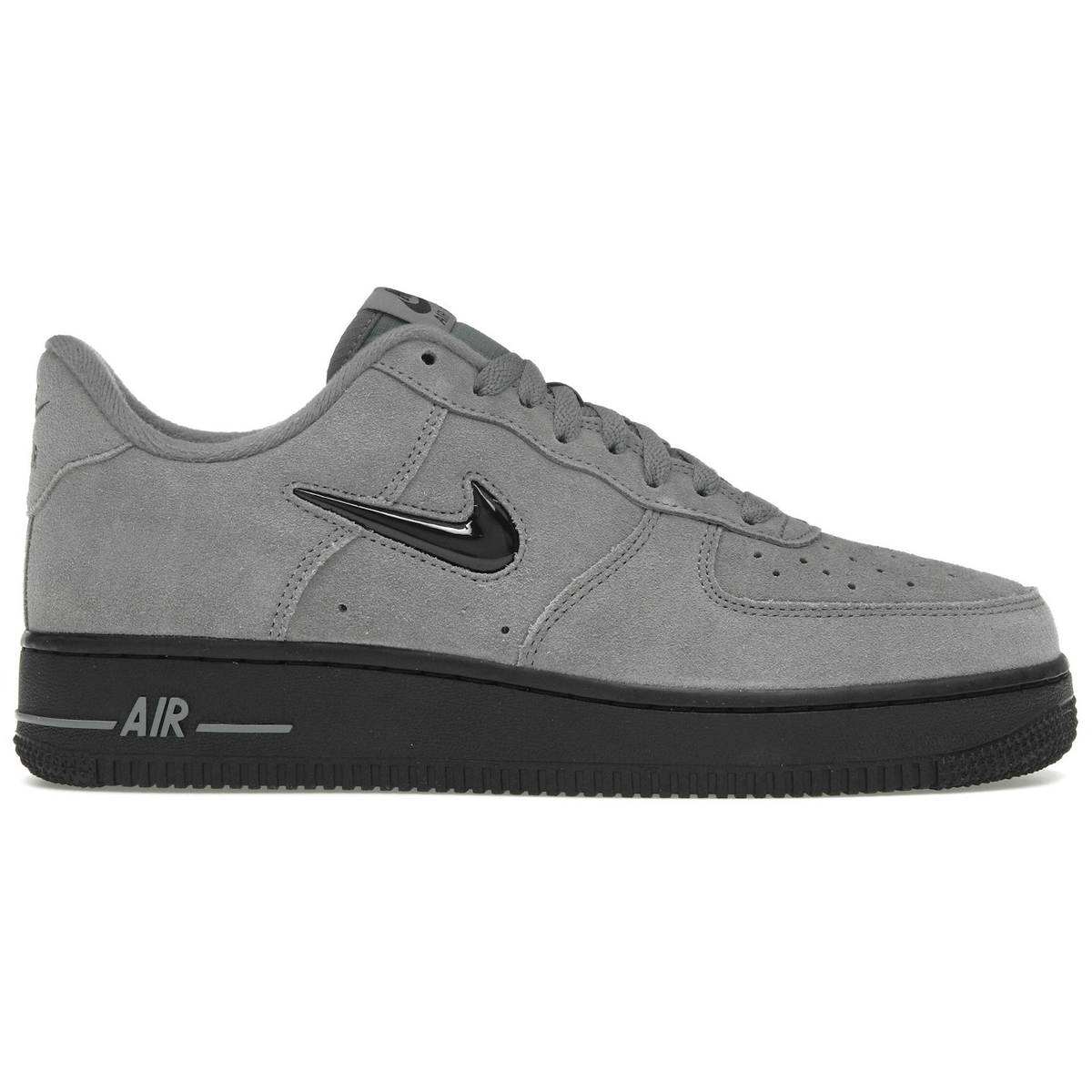 Sort Nike Air Force Low Jewel Cool Grey Black - Nike Sneakers