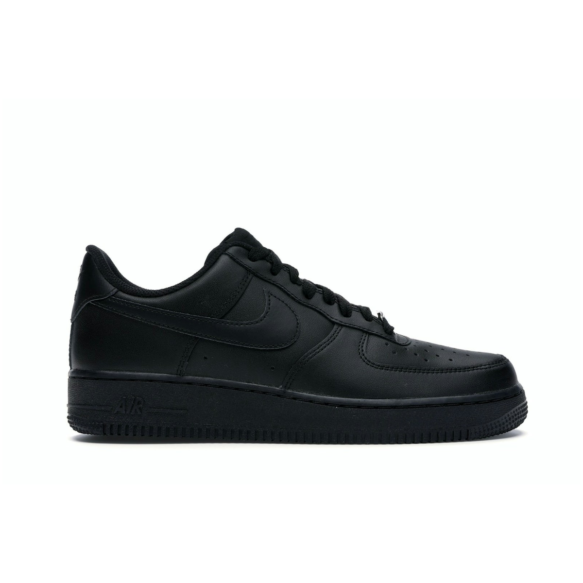 Sort Nike Air Force Black - Nike Sneakers  - 196152493699