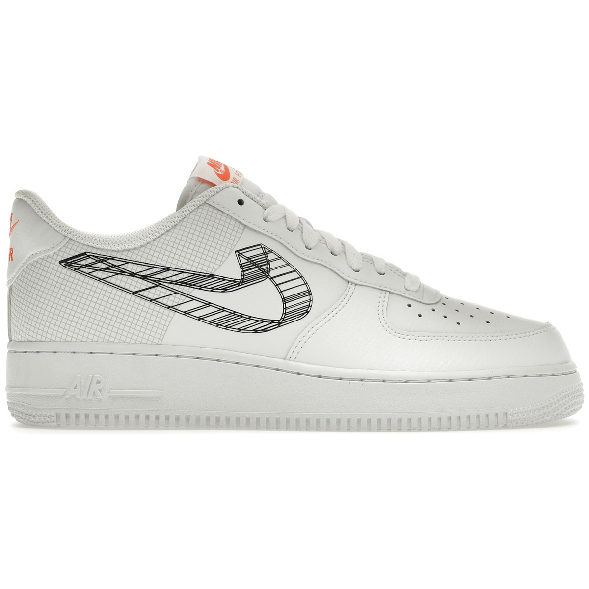 Nike Air Force Low Swoosh Graphic - Nike Sneakers  - 195867254731