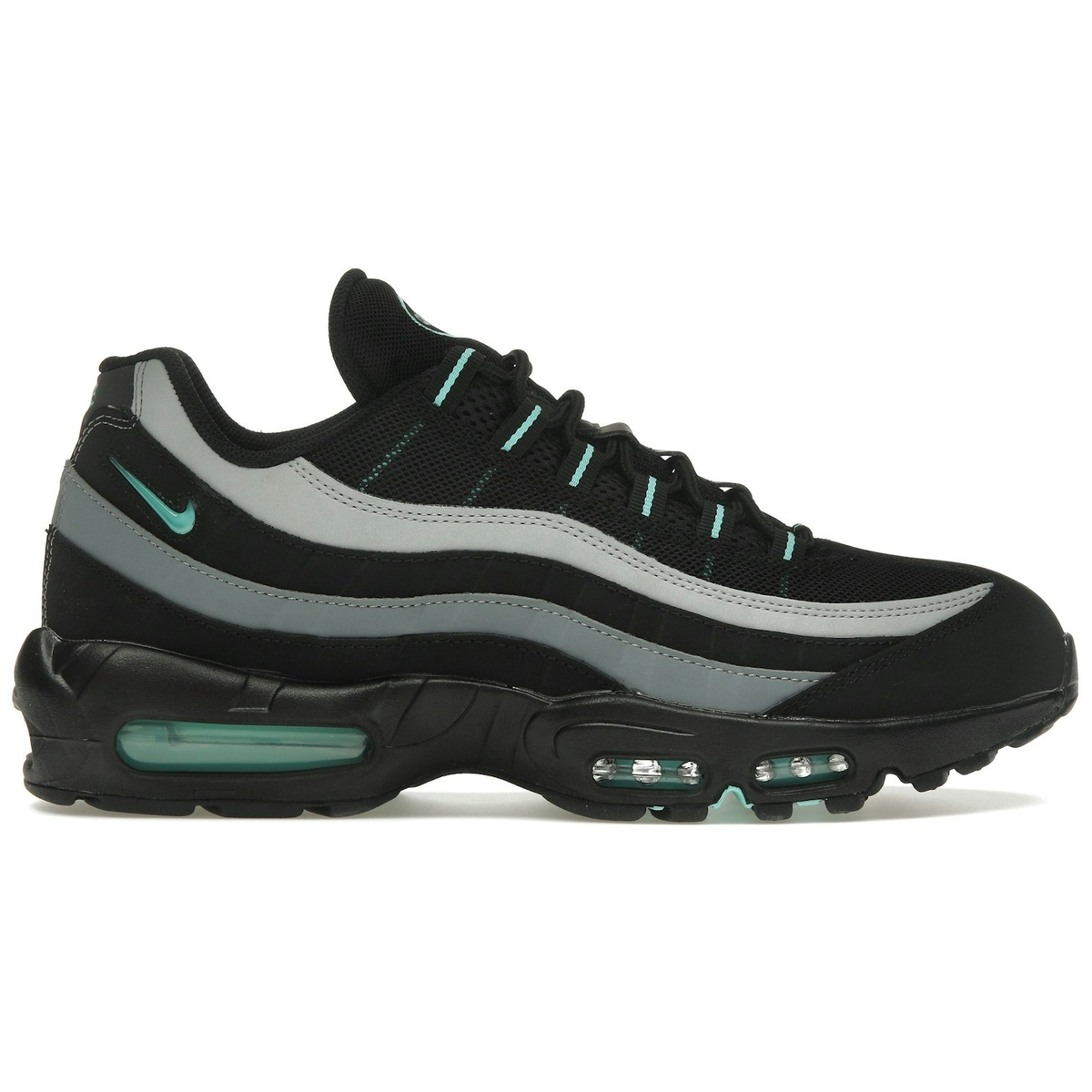 Sort Nike Air Max Black Aurora Green - Nike Sneakers