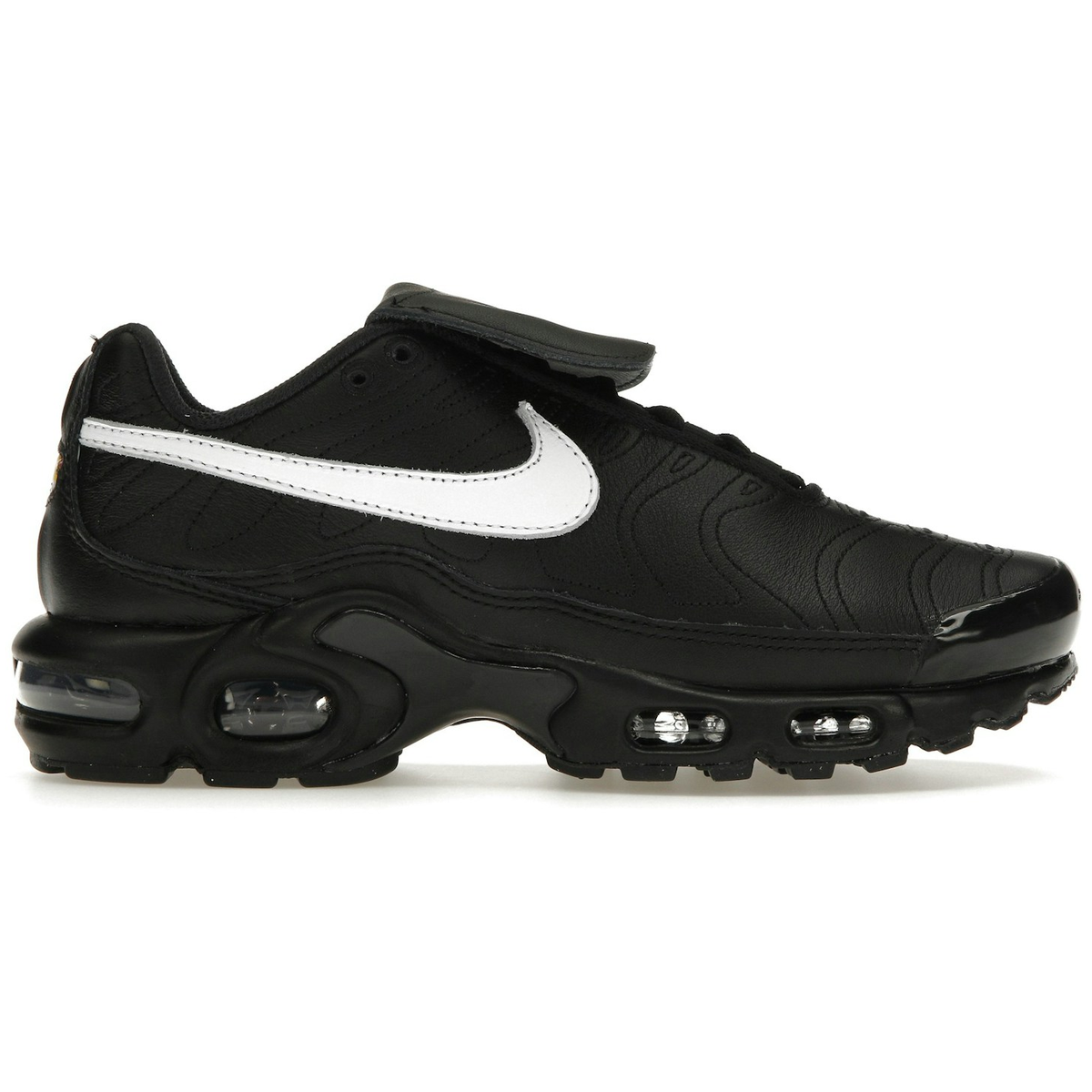 Sort Nike Air Max Plus Tiempo Black White - Nike Sneakers