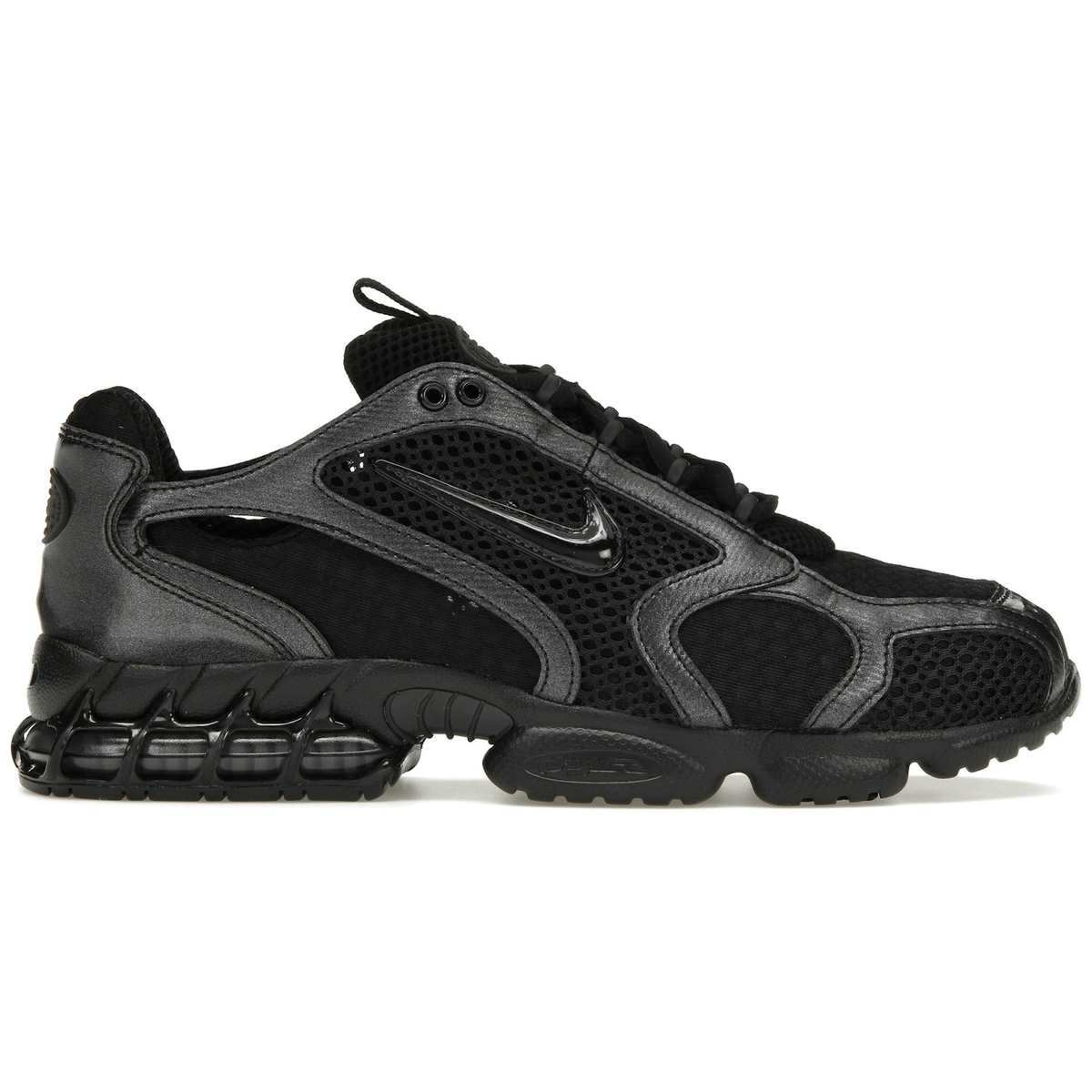 Sort Nike Air Zoom Spiridon Cage Triple Black - Nike Sneakers