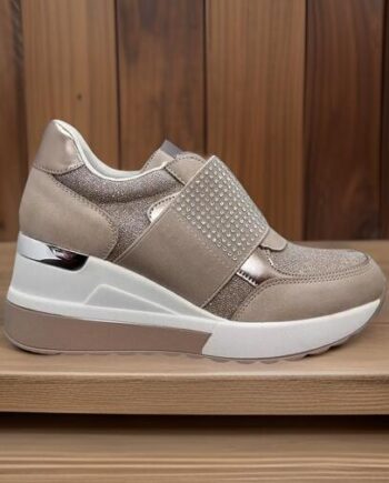 Dame Sneaker Beige - Sneakers