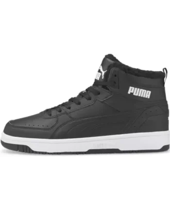 Sort Puma Rebound Joy Fur 375576 - Puma Sneakers  - 4063696488176