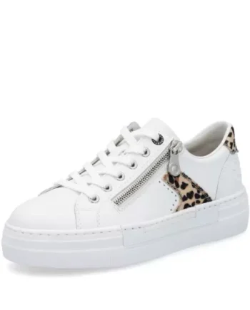 Hvid Rieker N4924 - Rieker Sneakers  - 4061811609666
