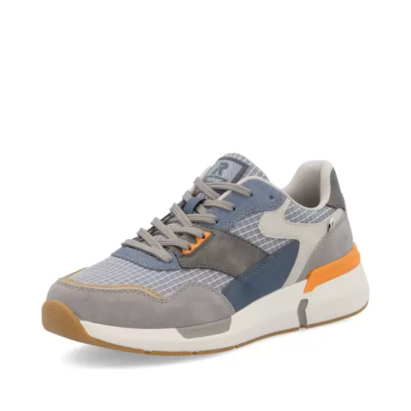 BLUE COMBINATIO Rieker U1402 - Rieker Sneakers - 4061811613809