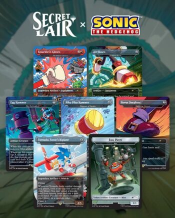 Secret Lair Drop Series 2025: The Sonic Superdrop: Secret Lair Sonic: Turbo Gear Regular - Secret Lair Sneakers  - 0195166301938