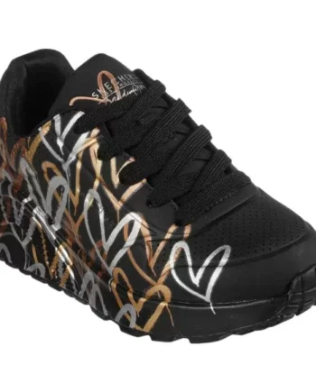 BKGD Skechers Girls Uno Lite 314067l - Skechers Sneakers  - 196642181884