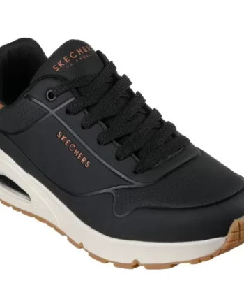 BLK Skechers Mens Uno 183004 - Skechers Sneakers  - 197627156323