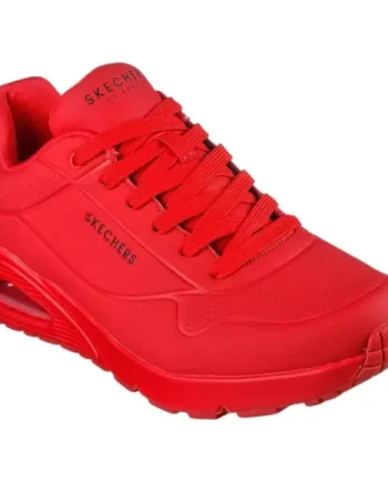 RED Skechers Mens Uno Stand Air 52458 - Skechers Sneakers  - 193642887693