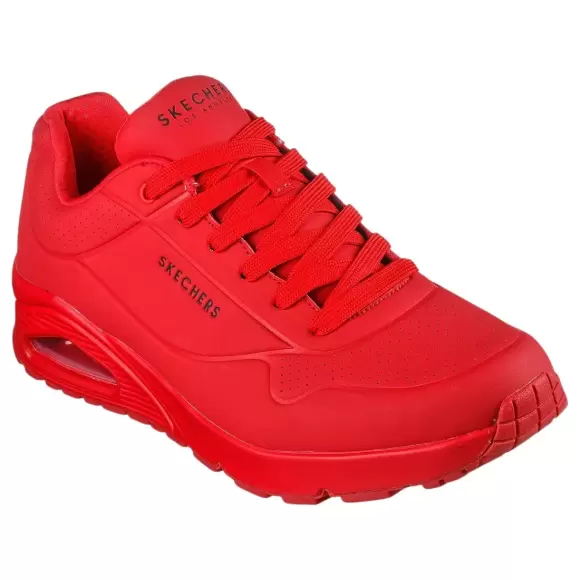 RED Skechers Mens Uno Stand Air 52458 - Skechers Sneakers - 193642887693
