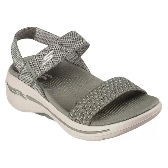 OLIVE Skechers Womens Walk Arch Fit Sandal 140264 Olv - Skechers Sandaler - 197627228983