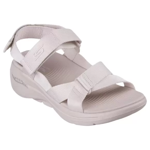 NATUR Skechers Womens Walk Arch Fit Sandal 140808 Nat - Skechers Sandaler - 197627619460