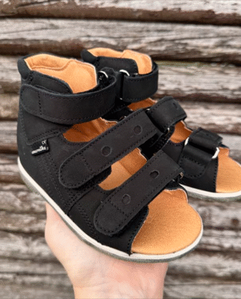 Sort Aurelka Sandal Sandal Med Ekstra Støtte - Aurelka Sandaler