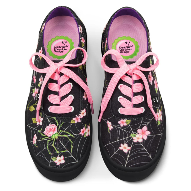 Sort Spider Blossom Sneakers - Sneakers